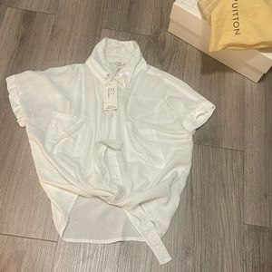 White button up shirt brand new